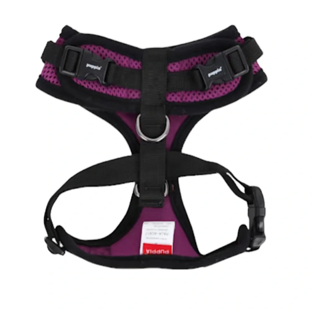 🌟NWT🌟 PUPPIA Soft Dog Harness in Purple and Black